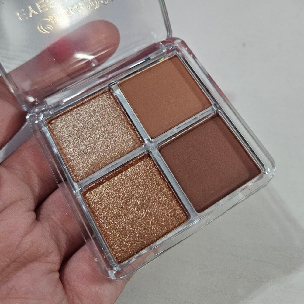 CmaaDu Four Eyeshadows Palette #01 ~ NEW ~ 4 Shades of Brown
